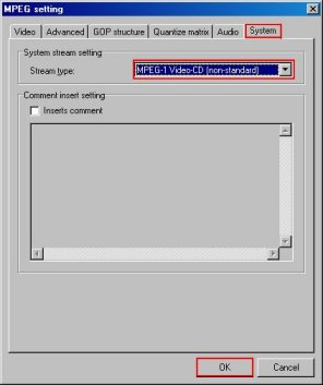 Registerkarte "System"
