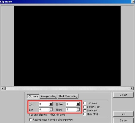 Einstellungen zum Balken entfernen