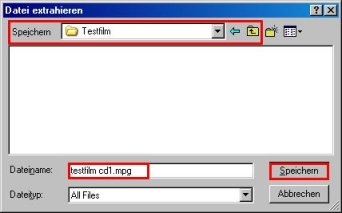 Neuer Dateiname eingeben
