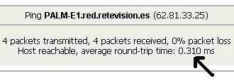 Ping des Proxyservers